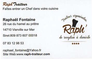 Raph Traiteur - Faites entrer un chef dans votre cuisine